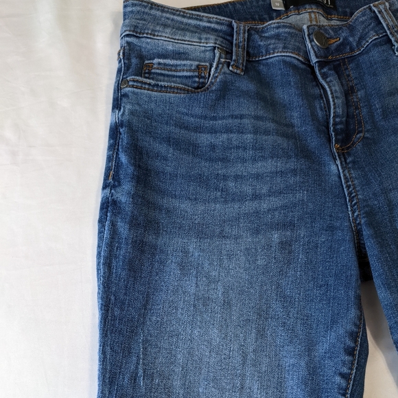 Kut from the Kloth Connie Ankle Skinny Jeans Destroyed Jeans Size 10 - Picture 2 of 10